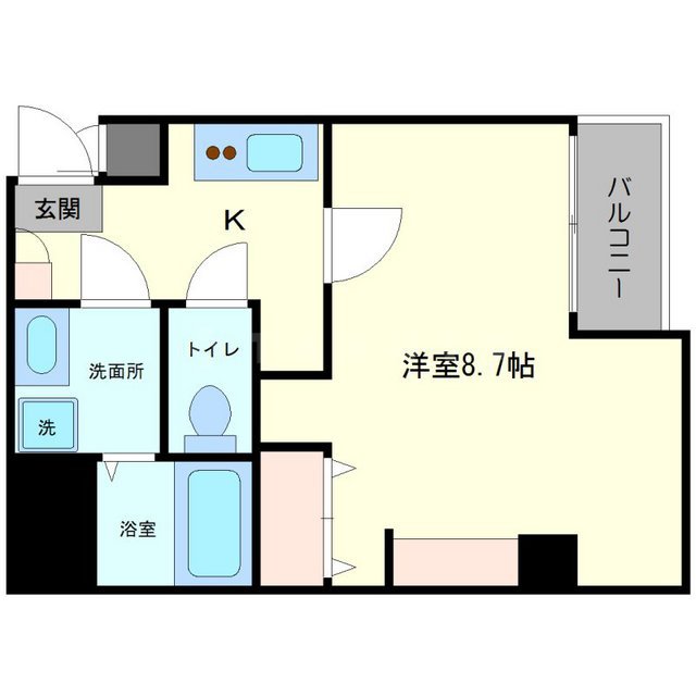 KORE・YIELD大阪(コアイールド)の間取り
