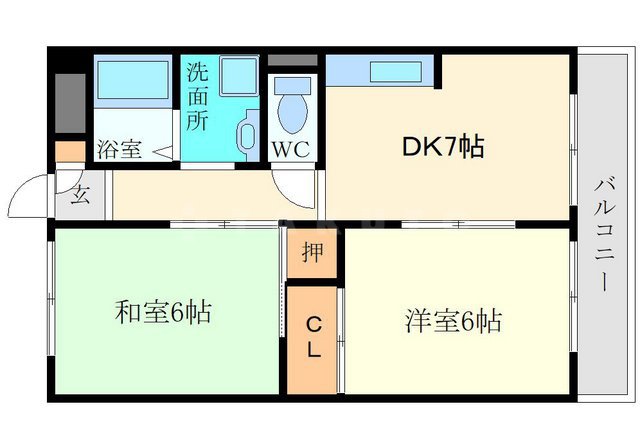 リアライズ上新庄の間取り