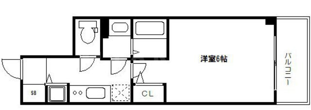 エスリードレジデンス大阪本町の間取り