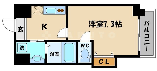 Uresidence京橋の間取り