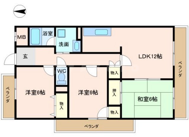 ロイヤルプラザ千里の間取り