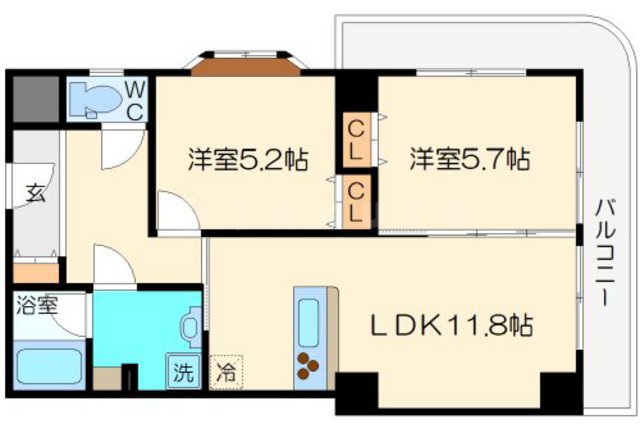 豊里アーバンハイツの間取り