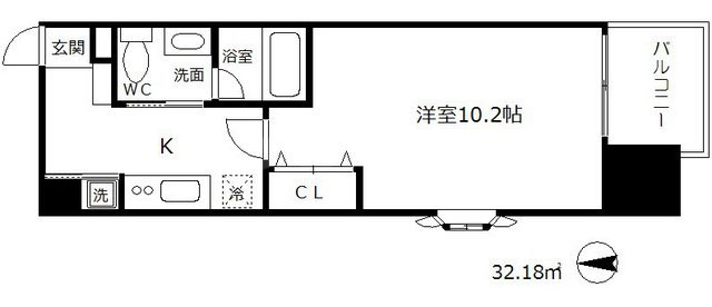 アーデン江戸堀の間取り