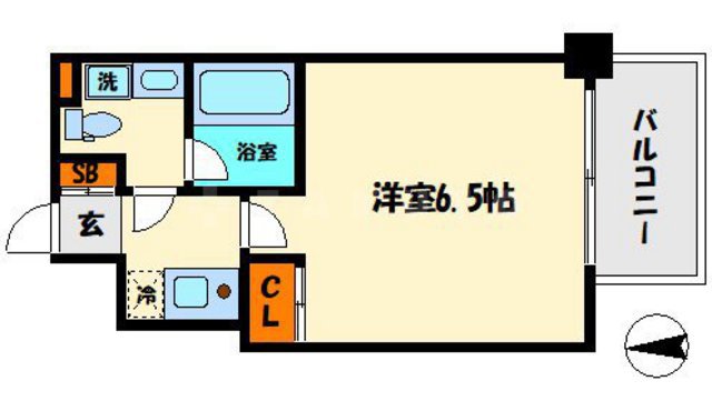 アスール江坂3rdの間取り