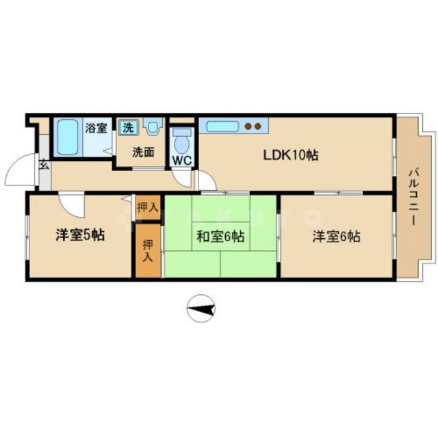 エトワール池田の間取り