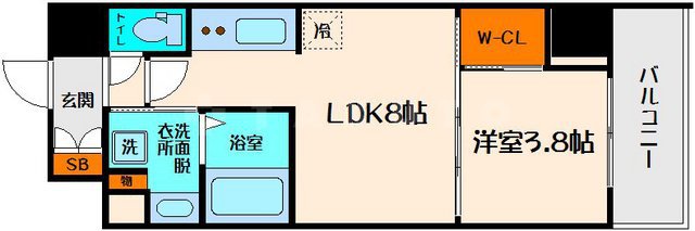 コンフォリア江坂の間取り