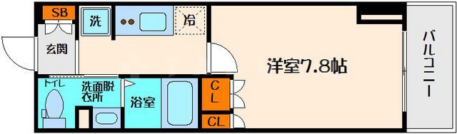 コンフォリア江坂の間取り