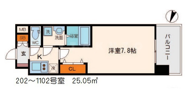 リッツ桜宮パークフロントの間取り