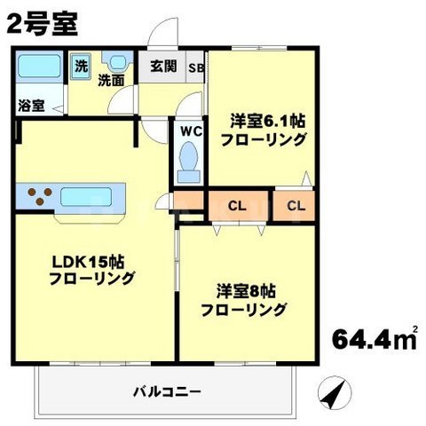 メゾン パルテールの間取り