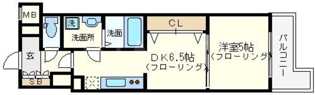 BRAVI南堀江の間取り