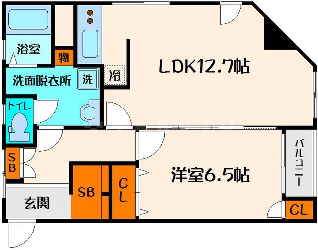 ハイツ幸容園の間取り