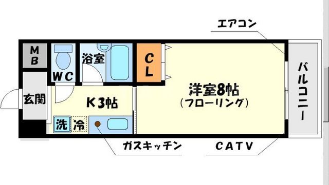 INOVE上山手の間取り