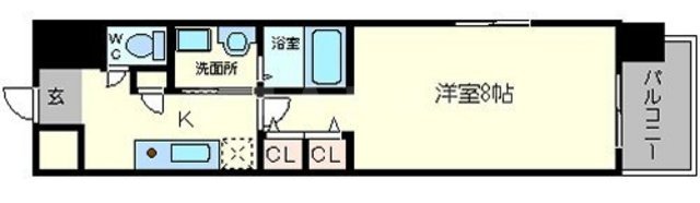 東洋プラザ都島南の間取り
