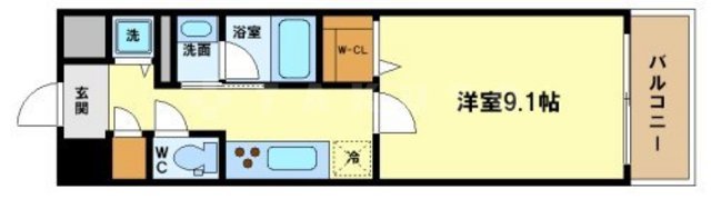 アプライズ西長堀の間取り