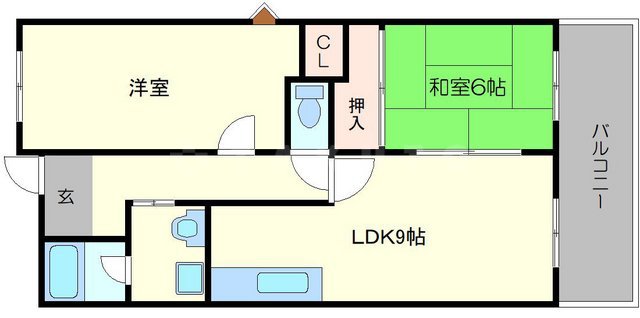 メリパティオの間取り