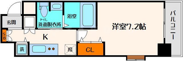 ルナコート江坂の間取り