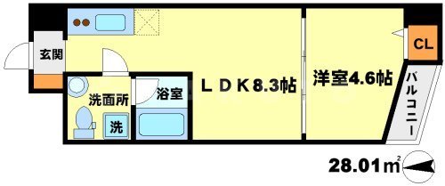 RIDGE江坂の間取り