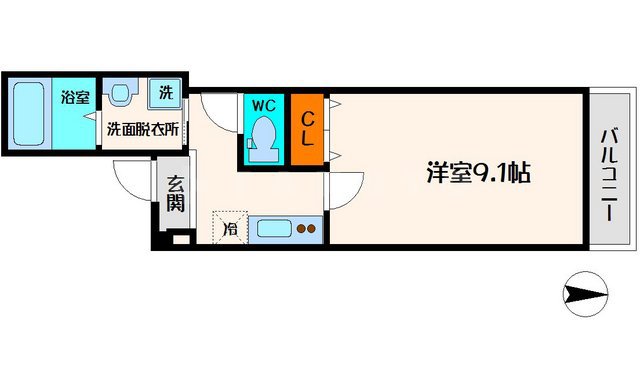 フジパレス垂水町の間取り
