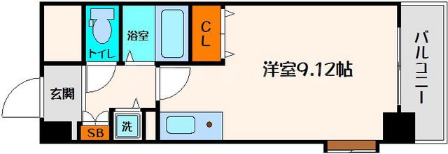 ビスタ江坂南の間取り