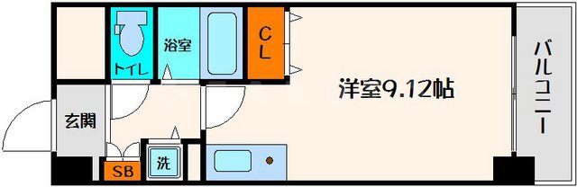 ビスタ江坂南の間取り