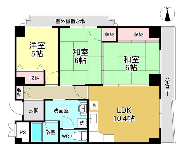 パークビュー橋の間取り