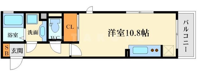 クレール西の庄の間取り