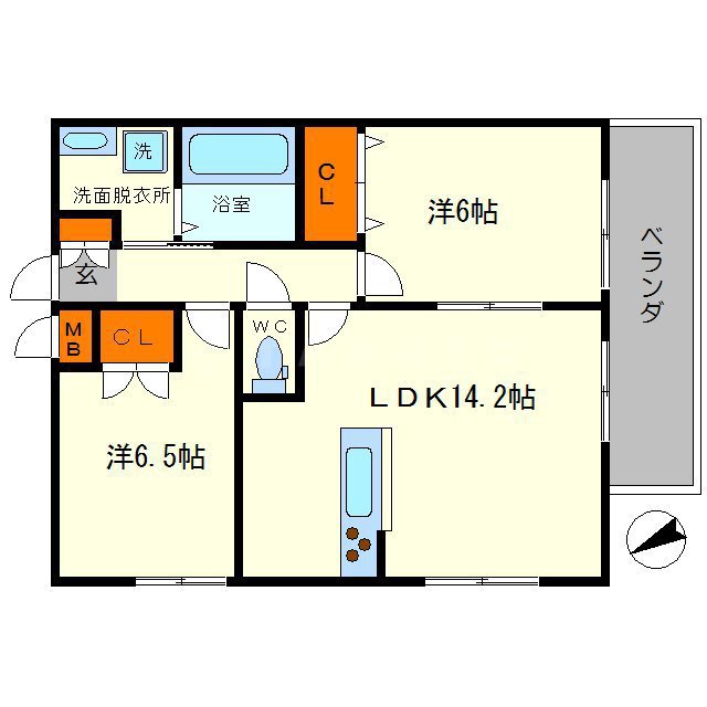 パレロイヤルの間取り