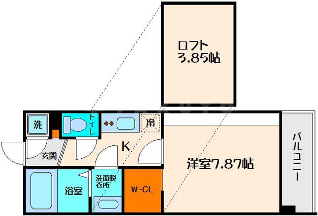 フォレステージュ江坂公園の間取り