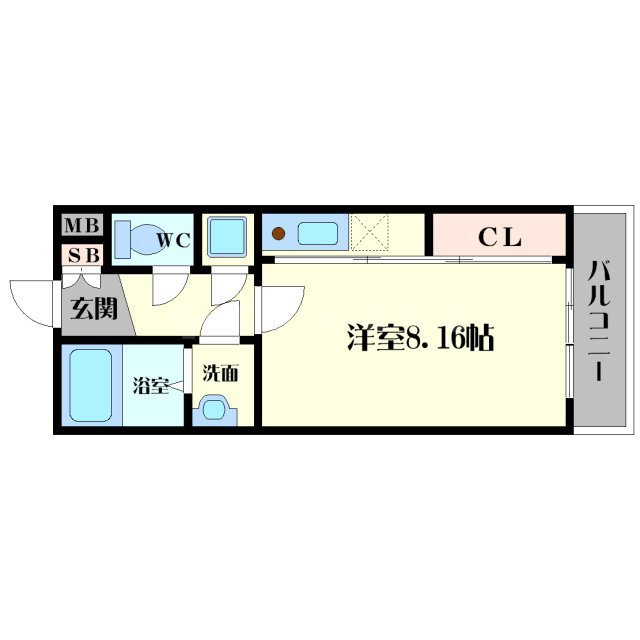 フォレステージュ江坂公園の間取り