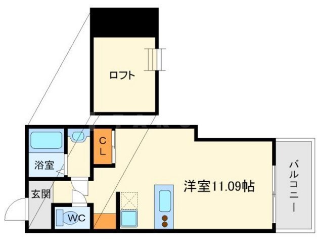 フォレステージュ江坂公園の間取り