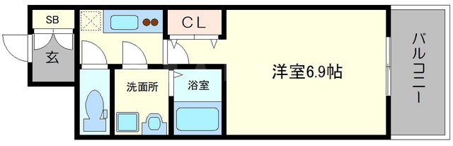 Live Casa城東中央の間取り