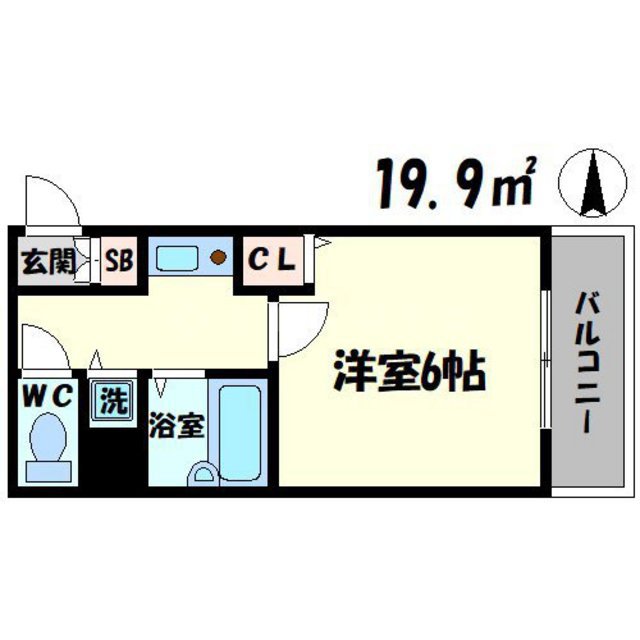 ストリーム江坂の間取り