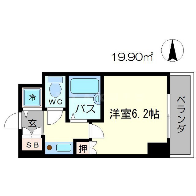 ストリーム江坂の間取り