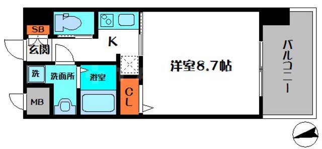 フォレストグレイス城東中央Ⅱの間取り