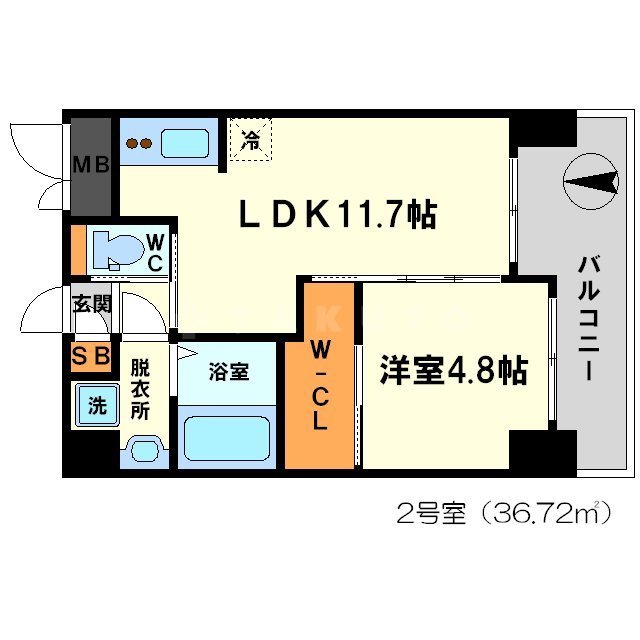 ノルデンハイム江坂Ⅲの間取り