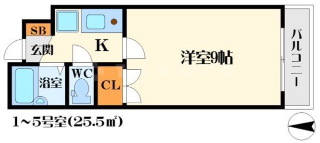 メゾン・ラポールの間取り