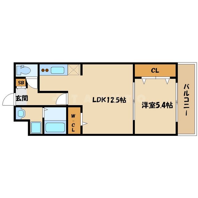 ハイフェンス京橋の間取り