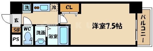 エスキュート城東中央の間取り