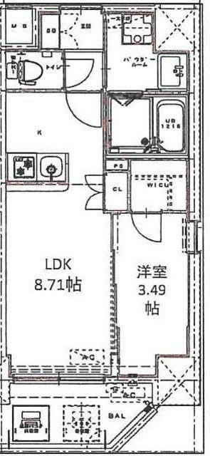 サムティ京橋Clearの間取り