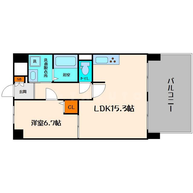プロスパー江坂東の間取り