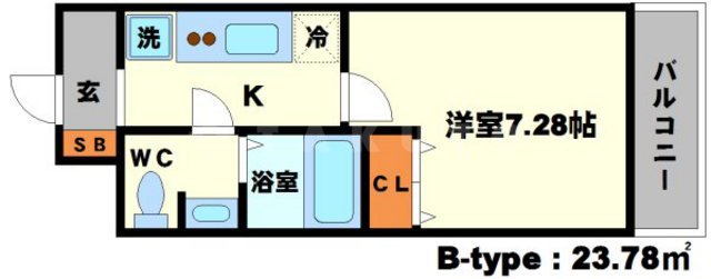 アリビオ千里豊津の間取り