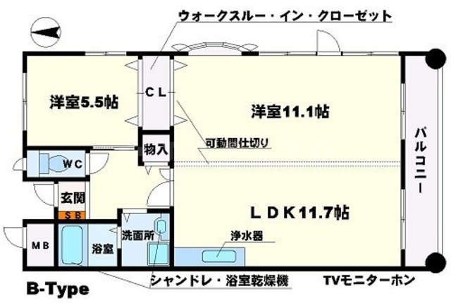 ロイヤルスプリングスの間取り