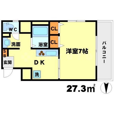 第13関根マンションの間取り