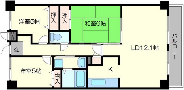 グラシュー森の間取り