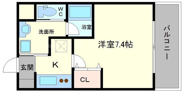 AILE京橋の間取り