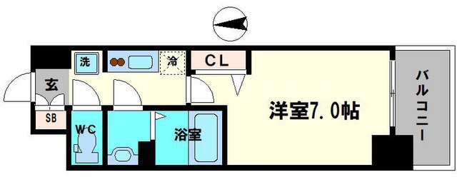 スワンズシティ大阪城コスタの間取り