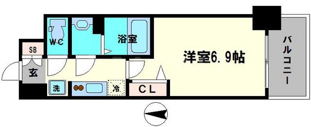 スワンズシティ大阪城コスタの間取り