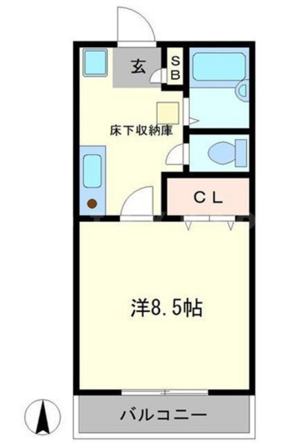 メゾンドユウA棟・B棟の間取り