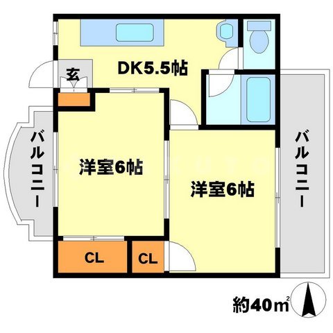 GS関大前の間取り