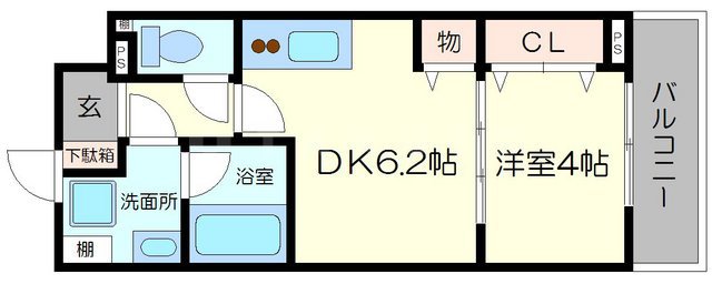 シェトワ千里山の間取り